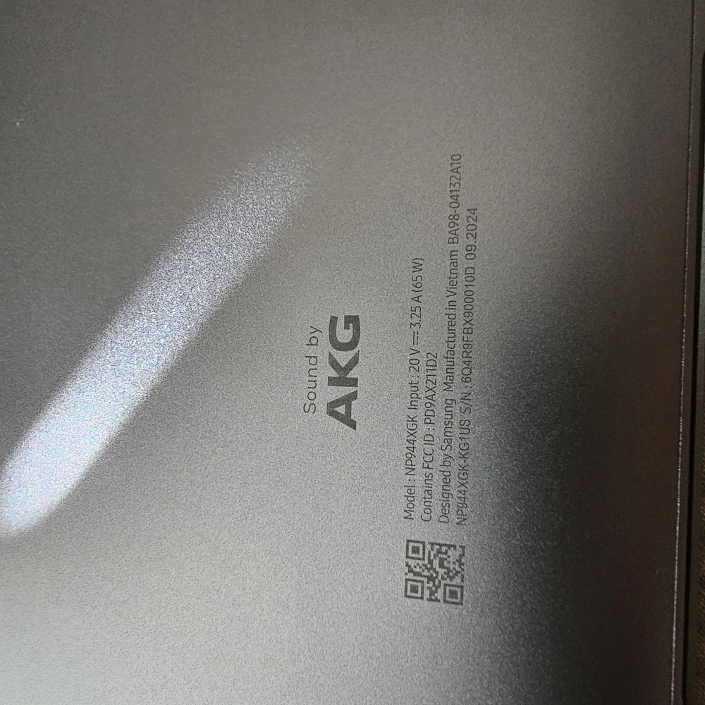 Samsung Silver Galaxy Book Pro Ultra-Slim Laptop